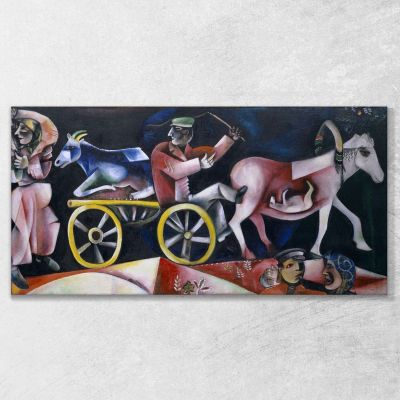 The Cattle Dealer Marc Chagall chm6 canvas print 