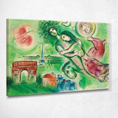 Romeo And Juliet Marc Chagall chm11 canvas print 