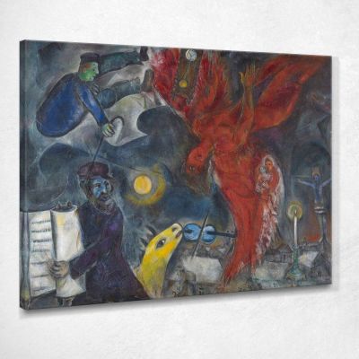 The Falling Angel Marc Chagall chm12 canvas print 