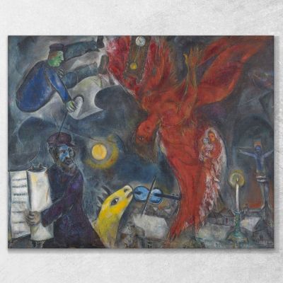 The Falling Angel Marc Chagall chm12 canvas print 