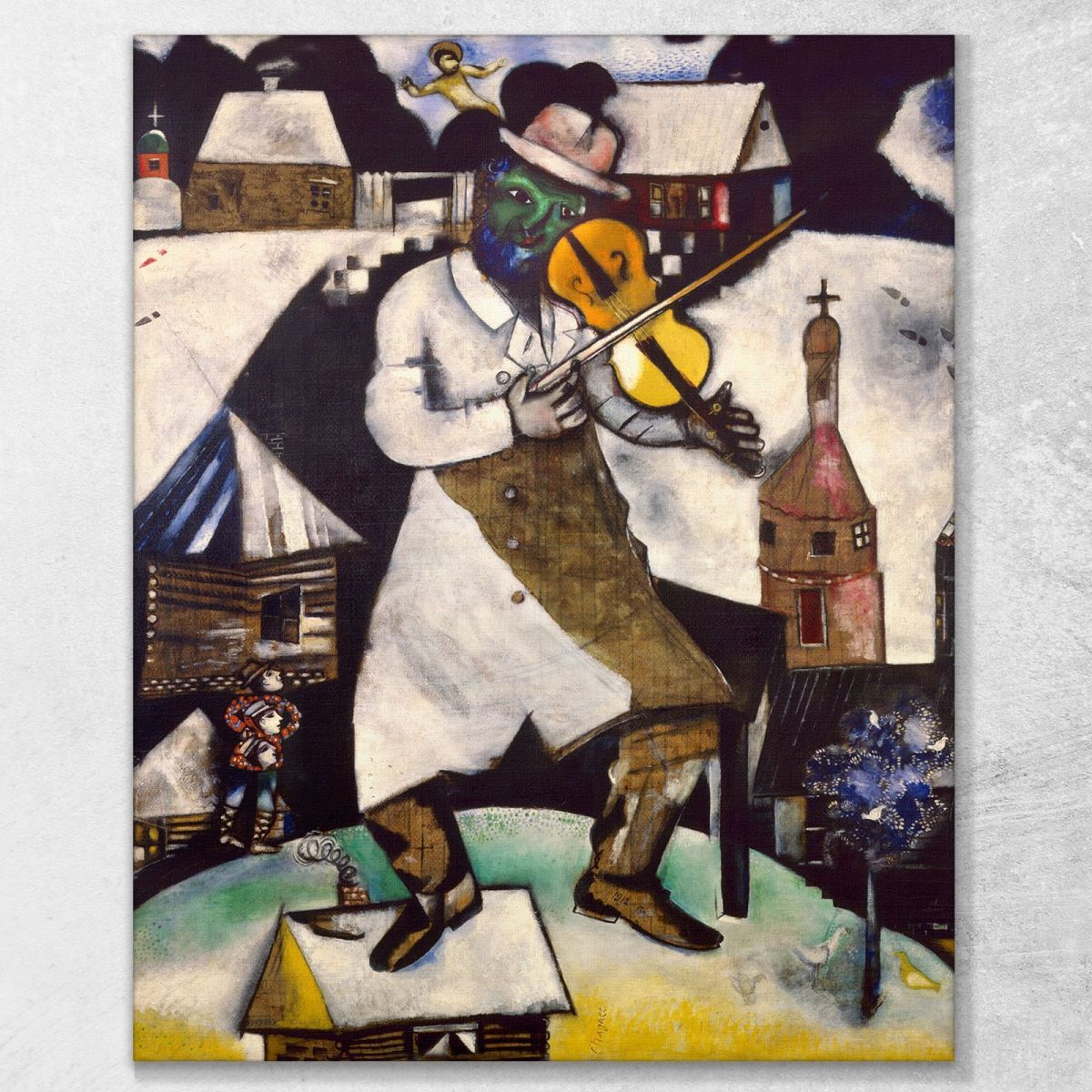 The Violinist Marc Chagall chm18 canvas print 