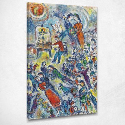 The Dream Of Peintre Marc Chagall chm20 canvas print 