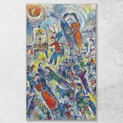 The Dream Of Peintre Marc Chagall chm20 canvas print 