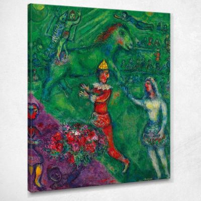 The Green Circus Marc Chagall chm23 canvas print 