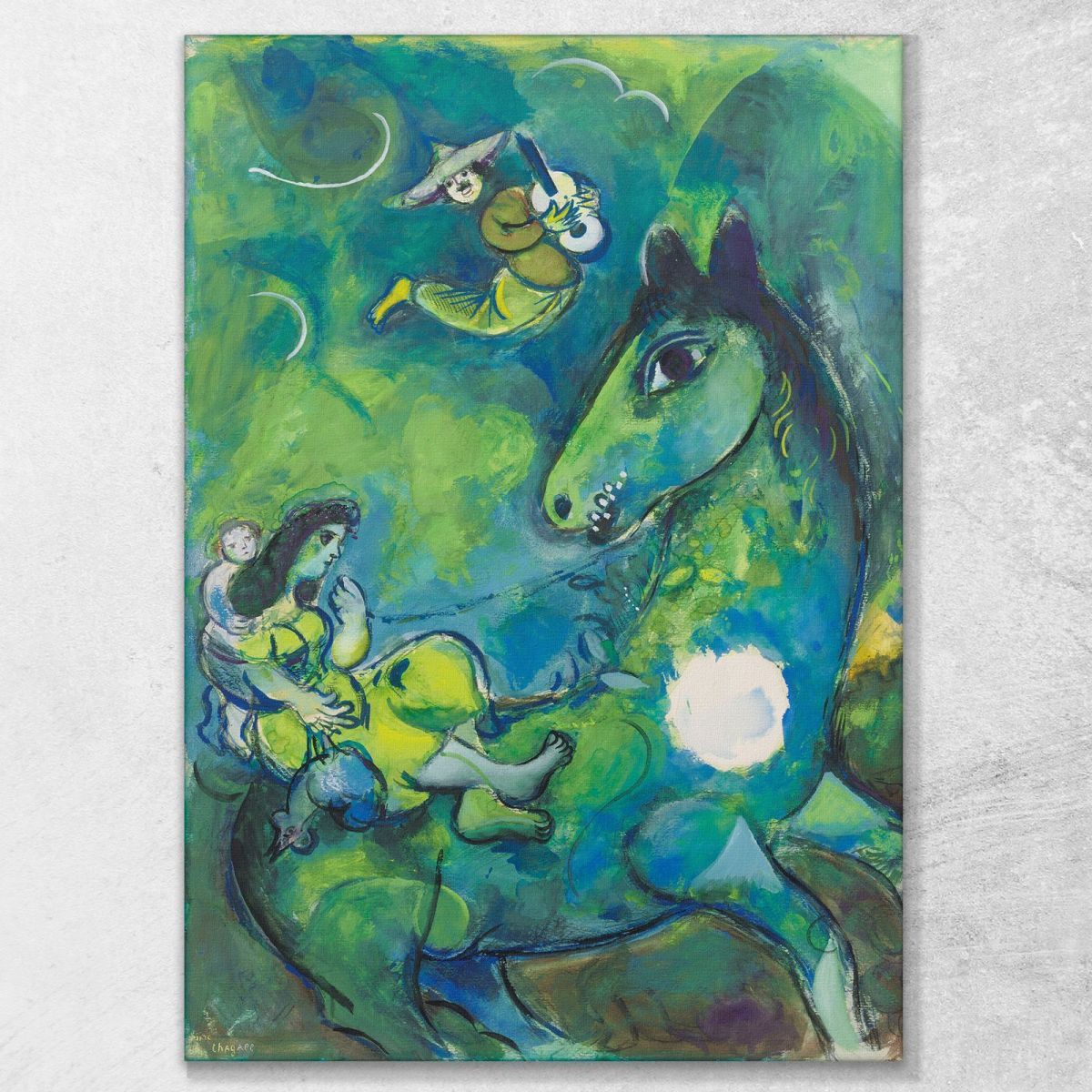 The Horse To The Moon Marc Chagall chm31 canvas print 