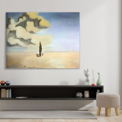 Apparition Of My Cousin Carolineta On The Roses Beach  Salvador Dali sd30 canvas print 