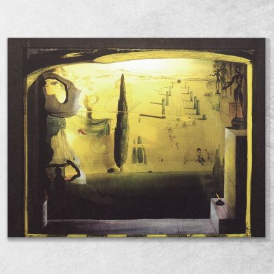 The Small Theater  Salvador Dali sd35 canvas print 