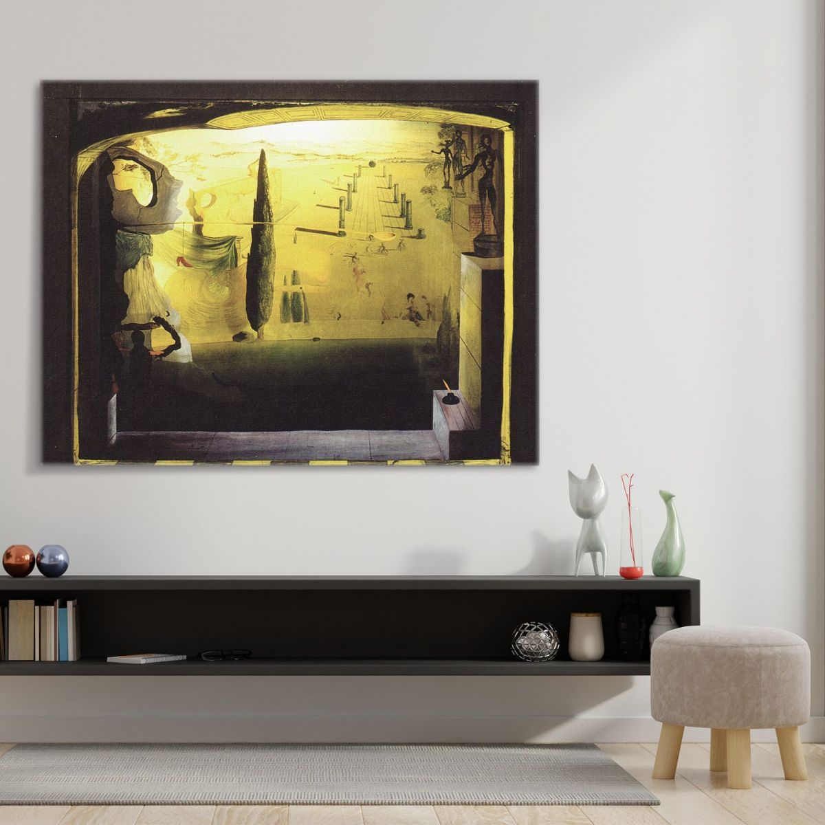 The Small Theater  Salvador Dali sd35 canvas print 