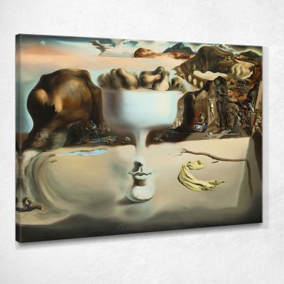 Apparition Of A Face And Flat Fruit On A Beach  Salvador Dali sd54 canvas print 