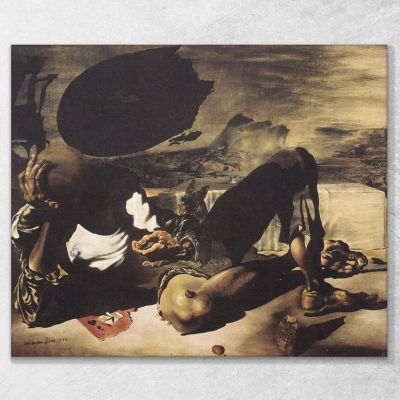 Philosopher Illuminated By The Light Of The Moon And The Setting Sun  Salvador Dali sd59 canvas print 