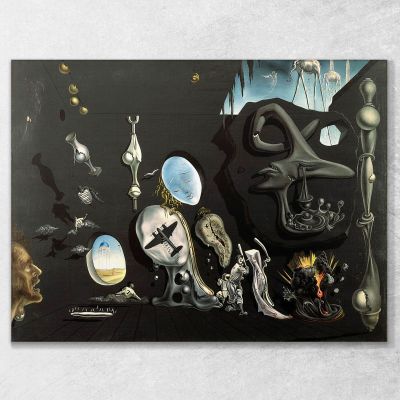 Atomic And Uranian Melancholic Idyll  Salvador Dali sd75 canvas print 