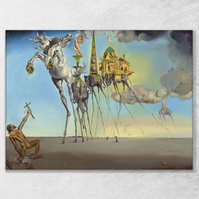 The Temptation Of Saint Anthony  Salvador Dali sd82 canvas print 