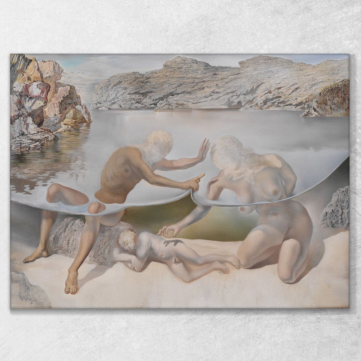 Hercules Lifting The Skin Of The Sea  Salvador Dali sd104 canvas print 