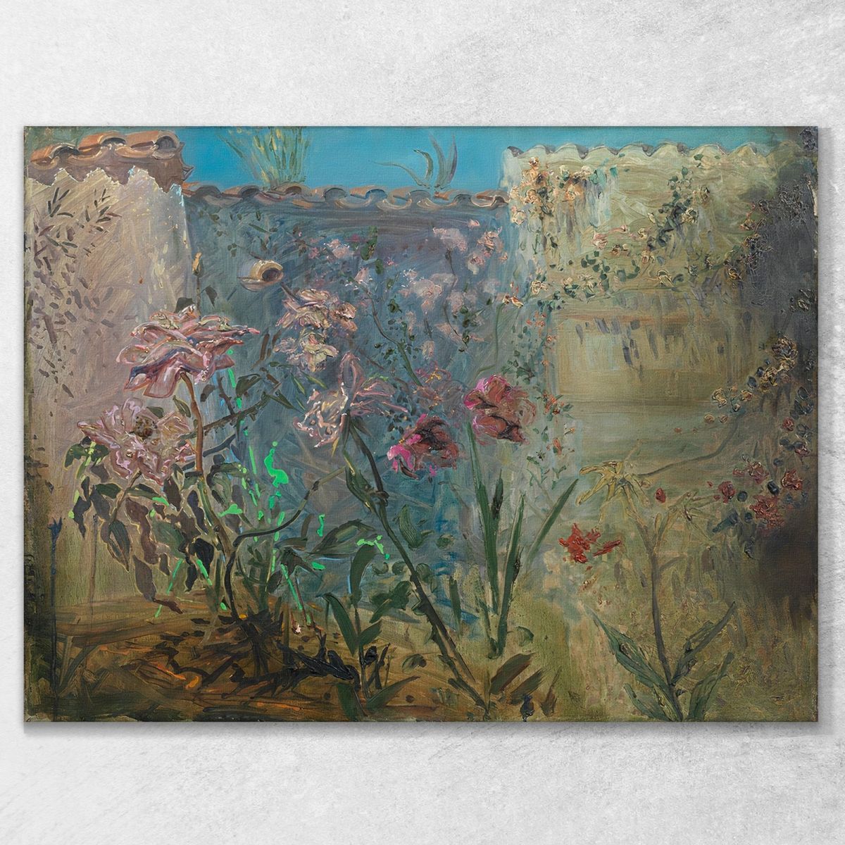 Portlligat Garden Salvador Dali sd114 canvas print 