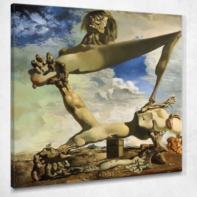 Soft Construction With Boiled Beans  Salvador Dali sd140 canvas print 