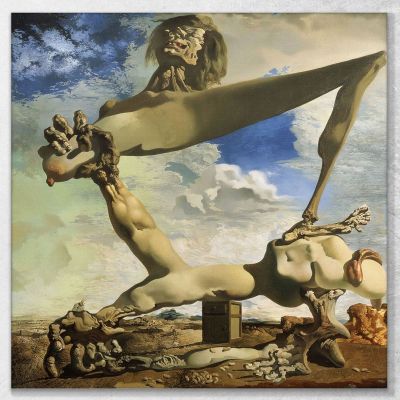 Soft Construction With Boiled Beans  Salvador Dali sd140 canvas print 