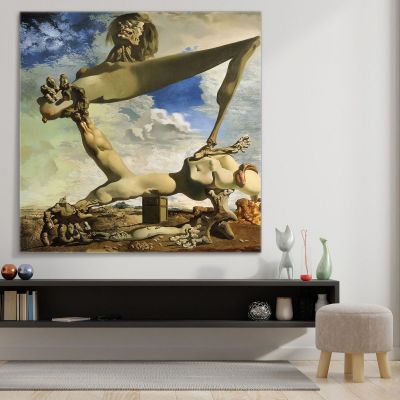 Soft Construction With Boiled Beans  Salvador Dali sd140 canvas print 