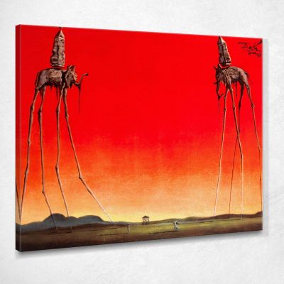 Elephants  Salvador Dali sd154 canvas print 