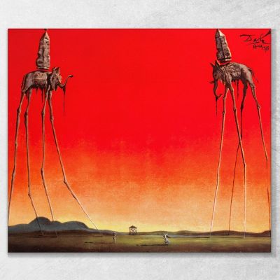 Elephants  Salvador Dali sd154 canvas print 