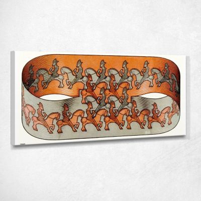 Knights Escher esc29 canvas print 