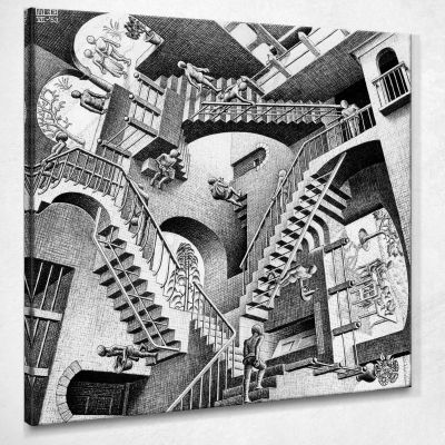 Relativity Escher esc44 canvas print 