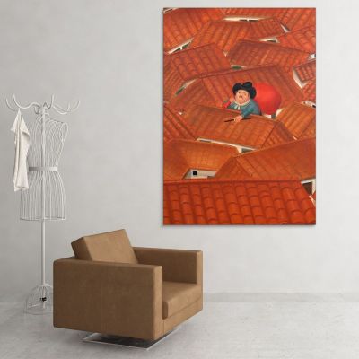 The Thief Fernando Botero fb8 canvas print 