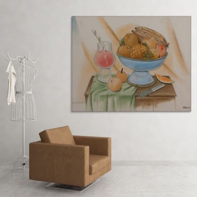 Still Life With Fruit Fernando Botero fb36 canvas print 