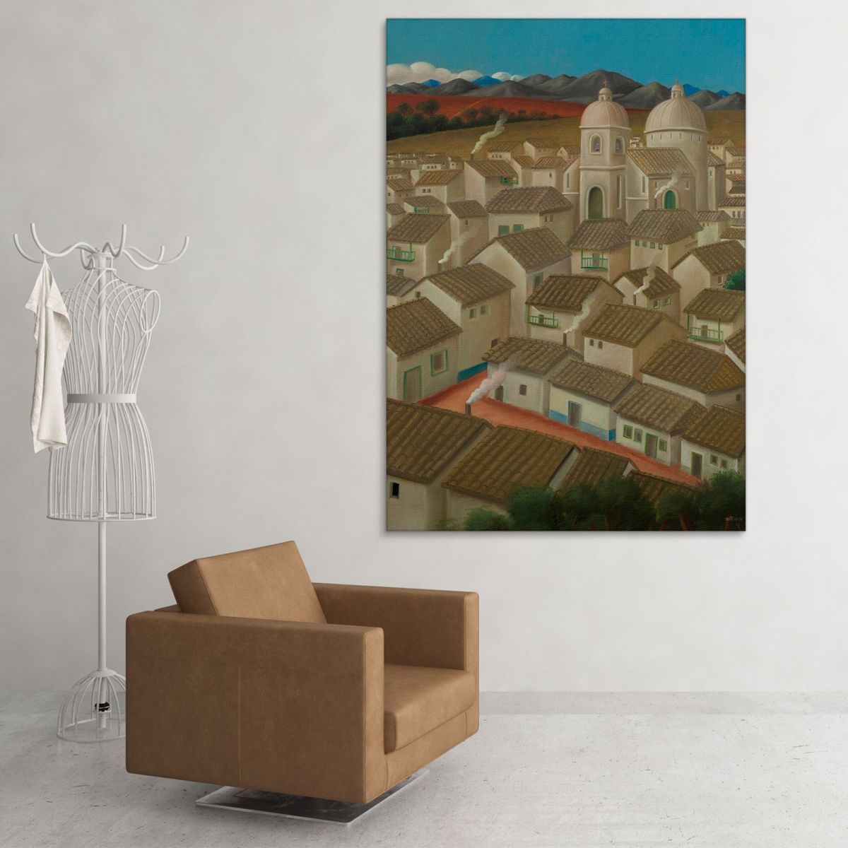 A City Fernando Botero fb47 canvas print 