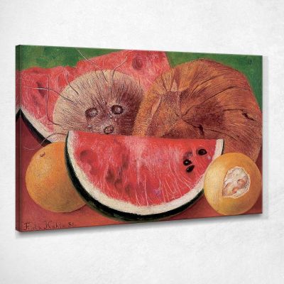 Coconuts Frida Khalo fka2 canvas print 