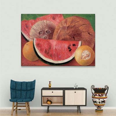 Coconuts Frida Khalo fka2 canvas print 