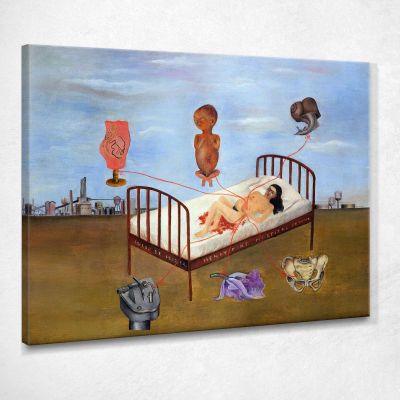 Henry Ford Hospital Frida Khalo fka7 canvas print 