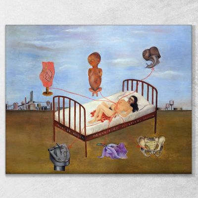 Henry Ford Hospital Frida Khalo fka7 canvas print 