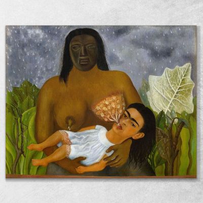 Me And My Nurse Frida Khalo fka9 canvas print 