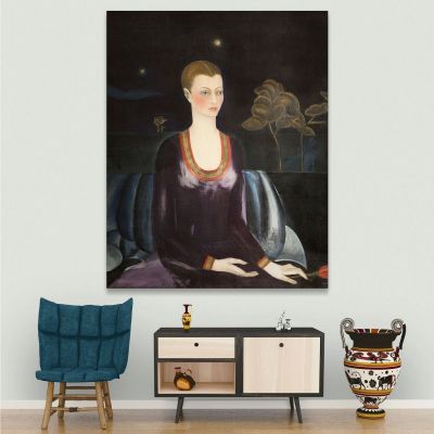 Portrait Of Alicia Galant Frida Khalo fka11 canvas print 