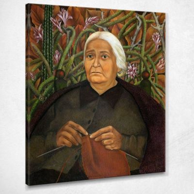 Portrait Of Doña Rosita Morillo Frida Khalo fka12 canvas print 