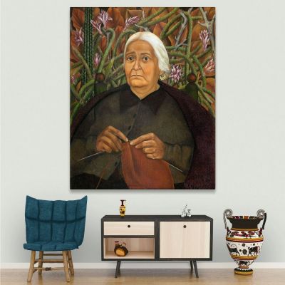 Portrait Of Doña Rosita Morillo Frida Khalo fka12 canvas print 