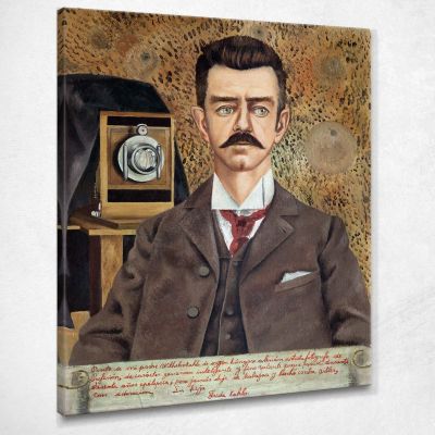 Portrait Of My Father Wilhelm Kahlo Frida Khalo fka13 canvas print 