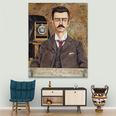 Portrait Of My Father Wilhelm Kahlo Frida Khalo fka13 canvas print 