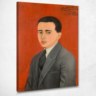 Portrait Of Alejandro Gómez Arias Frida Khalo fka15 canvas print 