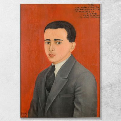 Portrait Of Alejandro Gómez Arias Frida Khalo fka15 canvas print 