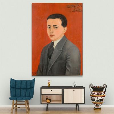 Portrait Of Alejandro Gómez Arias Frida Khalo fka15 canvas print 