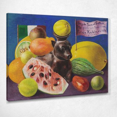 Still Life (I Belong To Samuel Fastlitch) Frida Khalo fka24 canvas print 