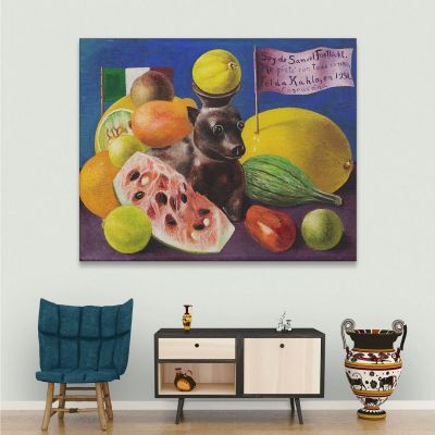 Still Life (I Belong To Samuel Fastlitch) Frida Khalo fka24 canvas print 