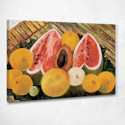 Still Life With Watermelons Frida Khalo fka27 canvas print 