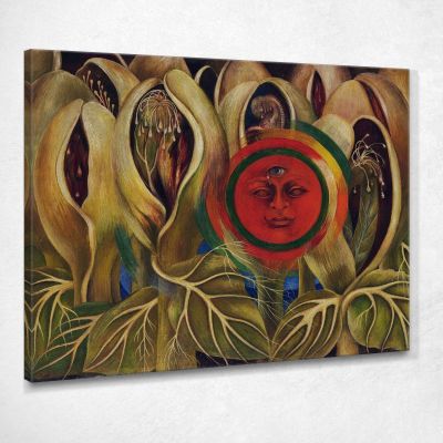 Sun And Life Frida Khalo fka28 canvas print 