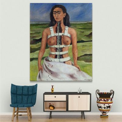 The Broken Column Frida Khalo fka29 canvas print 