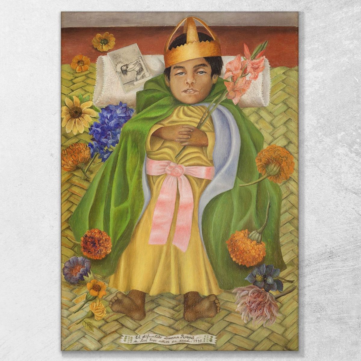 The Deceased Dimas Frida Khalo fka32 canvas print 