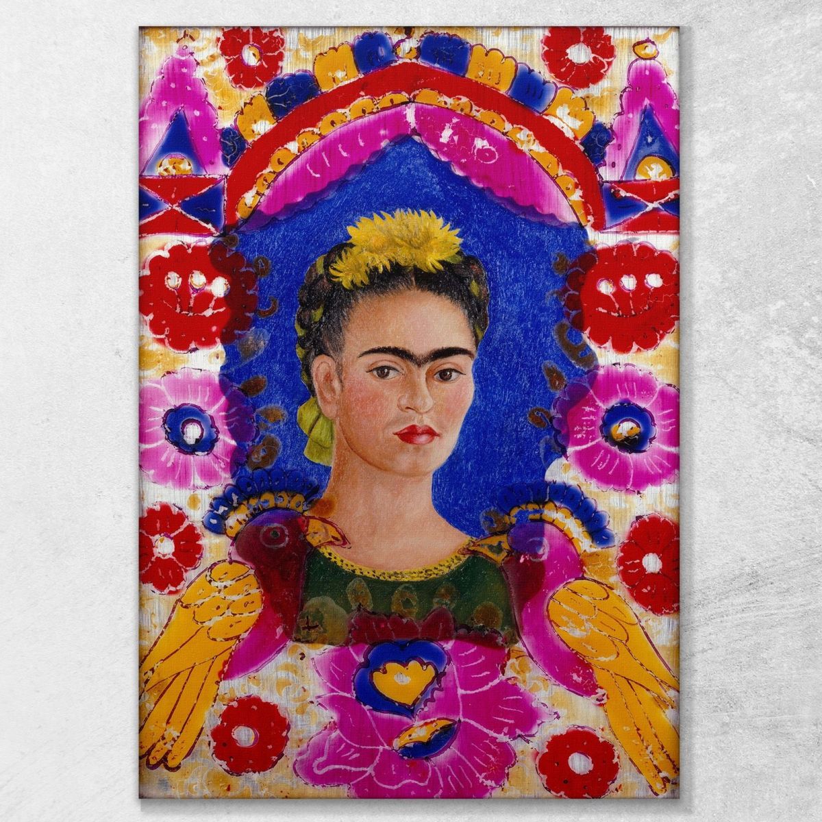 The Frame Frida Khalo fka34 canvas print 