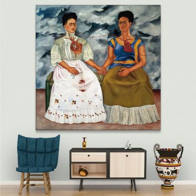 The Two Fridas Frida Khalo fka36 canvas print 