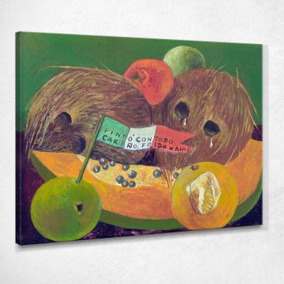 Weeping Coconuts Frida Khalo fka38 canvas print 